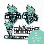 Desert Cactus New York Liberty WNBA Officially Licensed Sticker Vinyl Decal Laptop Water Bottle Car Scrapbook (Type 2)