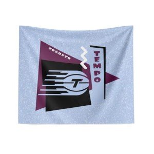NORTHWEST Toronto Tempo WNBA Funky Fresh Printed Wall Hanging 34 x 40 inches