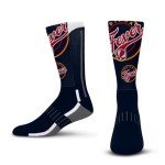 For Bare Feet WNBA INDIANA FEVER Zoom II Crew Sock Size Large