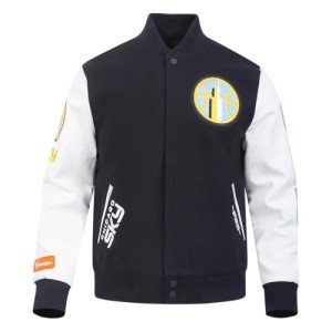 Pro Standard MENS WNBA CHICAGO SKY CLASSIC CHENILLE VARSITY JACKET BLACK/WHITE M60030 L
