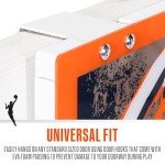 Franklin Sports WNBA Connecticut Sun Over The Door Basketball Hoop - Kids Indoor Basketball Hoop with Mini Ball - WNBA Fan Shop Mini Hoop for Bedroom + Office