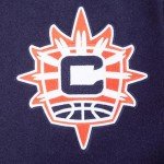 Pro Standard MENS WNBA CONNECTICUT SUN CLASSIC CHENILLE VARSITY JACKET MIDNIGHT NAVY/WHITE L