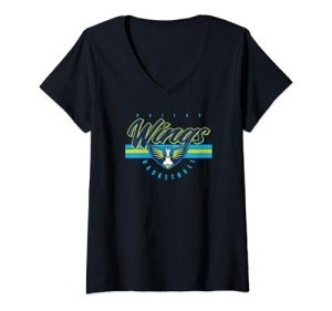 Womens WNBA Dallas Wings Off The Bench V-Neck T-Shirt