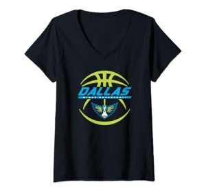 Womens WNBA Dallas Wings The Rock V-Neck T-Shirt
