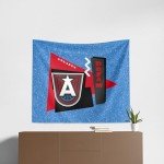 NORTHWEST Atlanta Dream WNBA Funky Fresh Printed Wall Hanging 34 x 40 inches