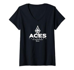 Womens WNBA Las Vegas Aces Ace High V-Neck T-Shirt