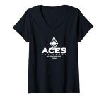 Womens WNBA Las Vegas Aces Ace High V-Neck T-Shirt