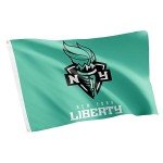 Desert Cactus New York Liberty Flag NY Team WNBA 100% Polyester Indoor Outdoor 3x5 feet Flags (Seafoam)