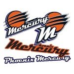 Desert Cactus Phoenix Mercury WNBA Women's National Basketball Association Officially Licensed Sticker Vinyl Decal Laptop Water Bottle Car Scrapbook (Type 2)