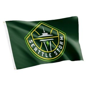 Desert Cactus Seattle Storm Flag Team WNBA 100% Polyester Indoor Outdoor 3x5 feet Flags (Dark Green)