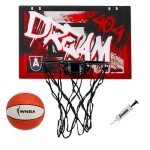 Franklin Sports WNBA Atlanta Dream Over The Door Basketball Hoop - Kids Indoor Basketball Hoop with Mini Ball - WNBA Fan Shop Mini Hoop for Bedroom + Office