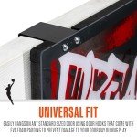 Franklin Sports WNBA Atlanta Dream Over The Door Basketball Hoop - Kids Indoor Basketball Hoop with Mini Ball - WNBA Fan Shop Mini Hoop for Bedroom + Office