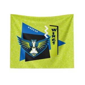 NORTHWEST Dallas Wings WNBA Funky Fresh Printed Wall Hanging 34 x 40 inches