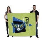 NORTHWEST Dallas Wings WNBA Funky Fresh Printed Wall Hanging 34 x 40 inches