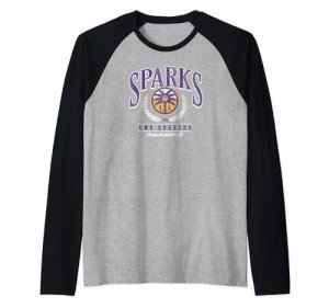 WNBA Los Angeles Sparks Top Class Raglan Baseball Tee
