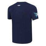 Pro Standard Mens WNBA Dallas Wings Classic Chenille Short Sleeve Tee Midnight Navy L