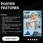 Paige Bueckers Dallas Wings WNBA Basketball Poster Large18x24 inches, Gloss Finish