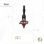 Desert Cactus Las Vegas Aces Luggage Tag TeamWNBA Bag (PVC Luggage Tag)