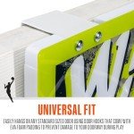 Franklin Sports WNBA Dallas Wings Over The Door Basketball Hoop - Kids Indoor Basketball Hoop with Mini Ball - WNBA Fan Shop Mini Hoop for Bedroom + Office