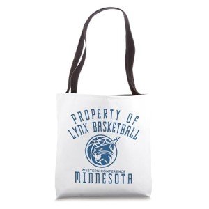 WNBA Property Of Minnesota Lynx Licensed Tote Bag