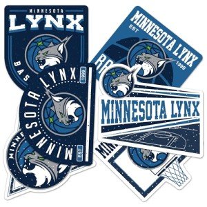 Desert Cactus Minnesota Lynx Sticker WNBA Women's National Basketball Association Officially Licensed Sticker Vinyl Decal Laptop Water Bottle Car Scrapbook (Type 2-3)