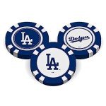 Team Golf MLB Poker Chip Ball Marker (Los Angeles Dodgers)