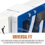 Franklin Sports WNBA Minnesota Lynx Over The Door Basketball Hoop - Kids Indoor Basketball Hoop with Mini Ball - WNBA Fan Shop Mini Hoop for Bedroom + Office