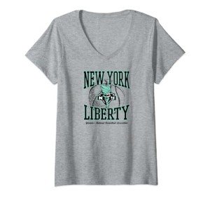 Womens WNBA New York Liberty Home Court V-Neck T-Shirt