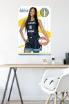 Trends International WNBA Chicago Sky - Angel Reese 24 Wall Poster with Push Pins, 22.37" x 34.00", Poster & Push Pin Bundle