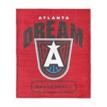 NORTHWEST Atlanta Dream WNBA High Block Silk Touch Throw Blanket 50 x 60 inches