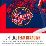 Franklin Sports WNBA Indiana Fever Over The Door Basketball Hoop - Kids Indoor Basketball Hoop with Mini Ball - WNBA Fan Shop Mini Hoop for Bedroom + Office