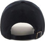 47 MLB Unisex-Adult Black/Black Clean Up Adjustable Hat Cap - One Size (US, Alpha, One Size, New York Yankees)