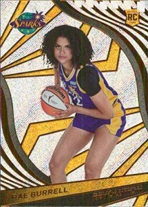 2022 Panini WNBA Revolution #96 Rae Burrell RC Rookie Los Angeles Sparks Basketball Trading Card