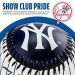 Franklin Sports New York Yankees MLB Team Baseball - MLB Team Logo Soft Baseballs - Toy Baseball for Kids - Great Decoration for Desks and Office