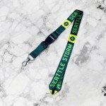 Desert Cactus Seattle Storm Lanyard Keychain Detachable WNBA Breakaway Snap Buckle Car Keys ID Badge Holder (Lanyard A)