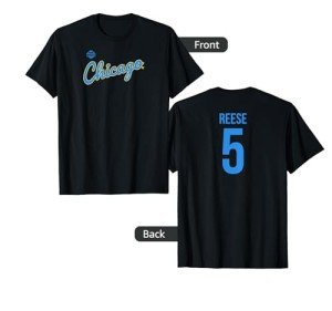 Angel Reese: CHI 5 Shirsey - Chicago Basketball T-Shirt