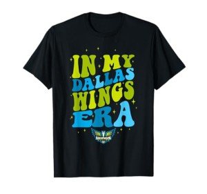 WNBA In My Dallas Wings Era Retro Wave Logo T-Shirt