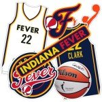 Desert Cactus Caitlin Clark Indiana Fever WNBA Officially Licensed Sticker Vinyl Decal Laptop Water Bottle Car Scrapbook (P4)