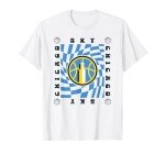 WNBA Chicago Sky Retro Wavy Checkerboard T-Shirt