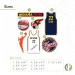 Desert Cactus Caitlin Clark Indiana Fever WNBA Officially Licensed Sticker Vinyl Decal Laptop Water Bottle Car Scrapbook (P4)