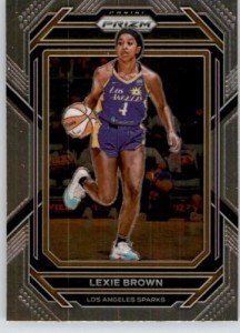 2023 Panini WNBA Prizm #84 Lexie Brown Los Angeles Sparks Official WNBA Basketball Card in Raw (NM or Better) Condition