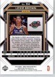 2023 Panini WNBA Prizm #84 Lexie Brown Los Angeles Sparks Official WNBA Basketball Card in Raw (NM or Better) Condition