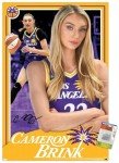 Trends International WNBA Los Angeles Sparks - Cameron Brink 24 Wall Poster with Push Pins, 22.37" x 34.00", Poster & Push Pin Bundle