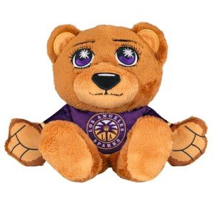 Bleacher Creatures Los Angeles Sparks 8" WNBA Kuricha Plush Bear - Soft Chibi Plush