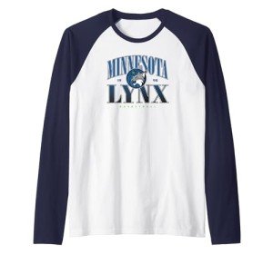 WNBA Minnesota Lynx Courtside Raglan Baseball Tee