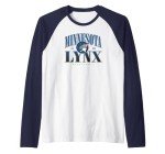 WNBA Minnesota Lynx Courtside Raglan Baseball Tee