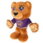 Bleacher Creatures Los Angeles Sparks 8" WNBA Kuricha Plush Bear - Soft Chibi Plush