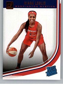 2019 Donruss WNBA #91 Kiara Leslie Wash Mystics Rated Rookie RC Official Panini Basketball Card