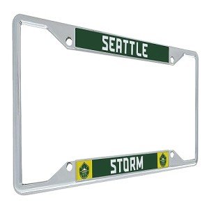 Desert Cactus Seattle Storm Car Accessories WNBA Basketball Team Metal License Plate Frame and Tag Holder for Front or Rear of Car (Team Name Frame)