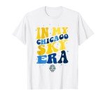 WNBA In My Chicago Sky Era Retro Wave Logo T-Shirt